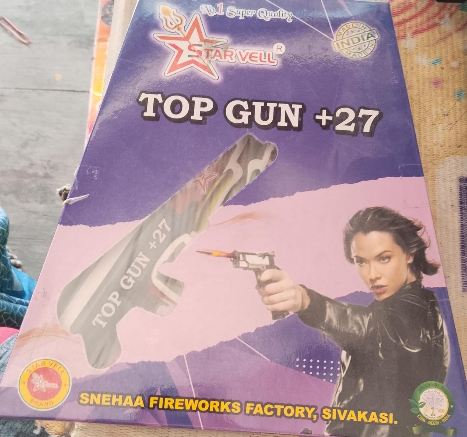 inba Crackers TOP GUN Fancy Gun Fountain